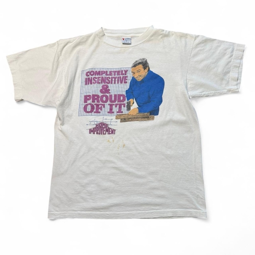 Vintage Home Improvement TV Show Promo Tim Allen Single Stitch XL T-Shirt